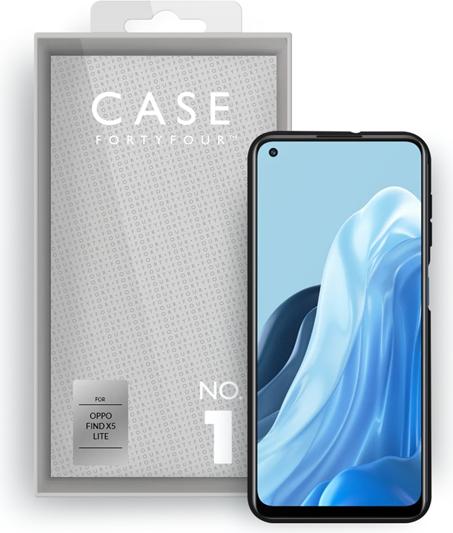 Immagine prodotto Case FortyFour Copertina morbida No.1 nera (Oppo Find X5 Lite)
