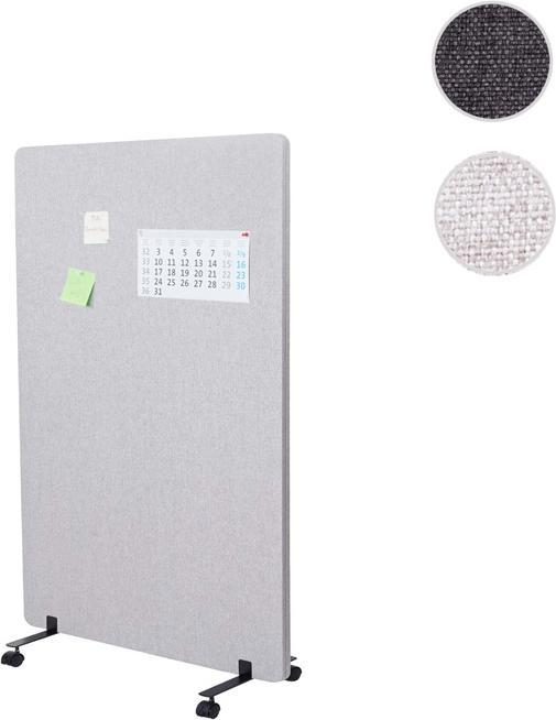 Image du produit Mendler Cloison acoustique, écran de bureau Séparateur de pièce Panneau d'affichage, double paroi