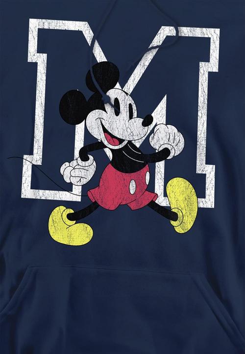 Actual product image Disney Mens Mickey Mouse Classic Walk Hoodie (L)
