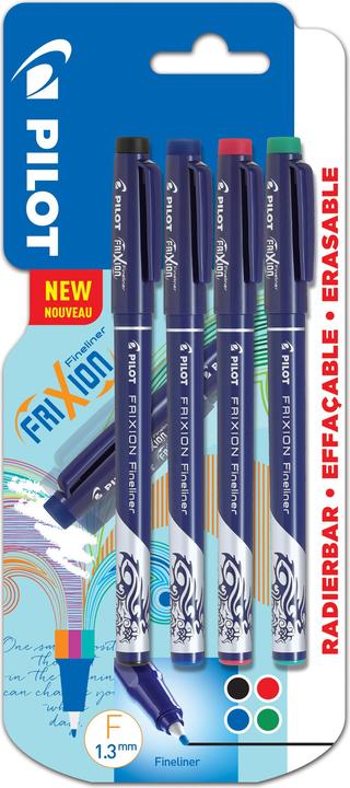 Pilot FriXion (Grün, Blau, Schwarz, Rot, Dunkelblau, 4 x)
