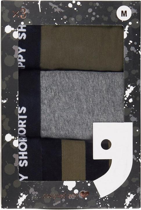 Immagine prodotto Happy shorts Maglia boxer retrò (M, confezione da 3)
