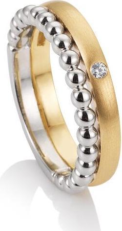 Produktbild Breuning RING - BRILL. 0,03 Ct. H/si (61, 750/18 K Gold)