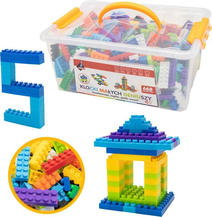 Immagine prodotto Askato Little Geniuses Basic Blocks 668 Elemente
