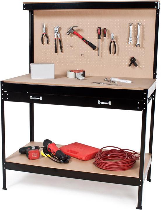 Immagine prodotto tectake Banco da lavoro (60 cm, 120 cm)