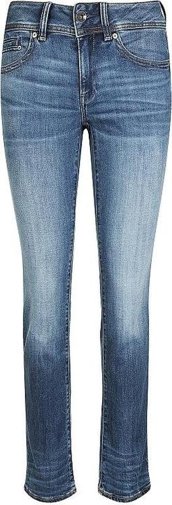 Image du produit G-Star Midge Zip Mid Straight Jeans medium indigo aged (W30/L30)