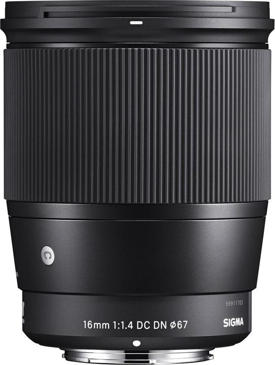 Image du produit Sigma 16mm f/1.4 DC DN (C), Sony E (Sony E, APS-C / DX)