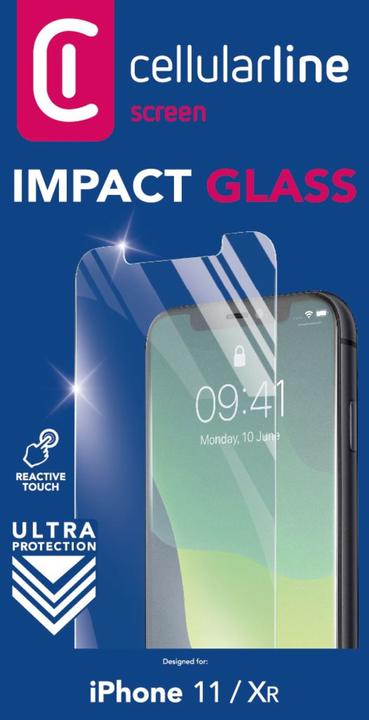 Produktbild Cellularline Second Glass Ultra (1 Stück, Apple iPhone XR, Apple iPhone 11)