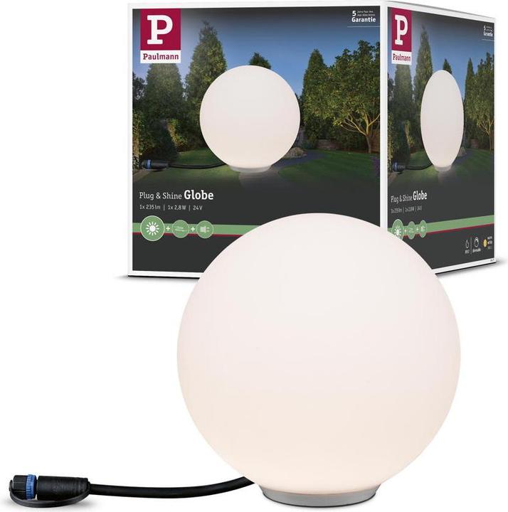 Produktbild Paulmann Outdoor Plug & Shine Globe (235 lm, IP67)