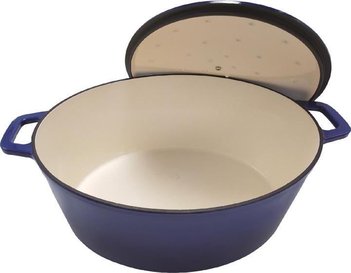 Image du produit Grillfürst Dutch Oven pot en forme d'étoile / cocotte en fonte - émaillé - XL - bleu