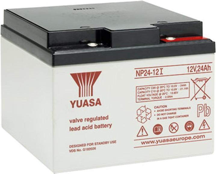 Produktbild Yuasa Blei-Akku NP24-12I Pb 12V / 24Ah mit M5 Schraubanschluss