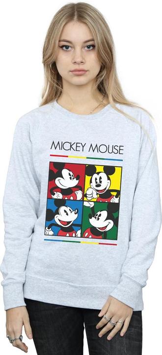 Immagine prodotto Disney Mickey Mouse Square Colour Felpa Donna (XXL)