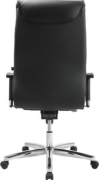 Produktbild Topstar Chefsessel PRIME TIME 100, PT19TA80 Leder schwarz, Gestell chrom