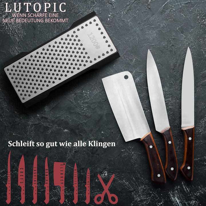 Produktbild Lutopic Diamant Schleifstein PRO 600/1200