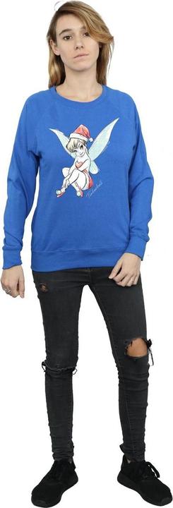 Actual product image Disney Womens/Ladies Tinkerbell Christmas Fairy Sweatshirt (M)