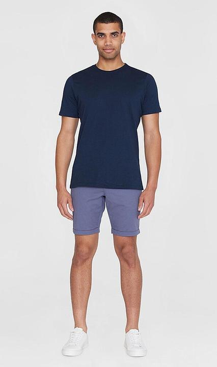 Image du produit KnowledgeCotton Apparel CHUCK regular chino poplin shorts Vintage Indigo 32 (32)