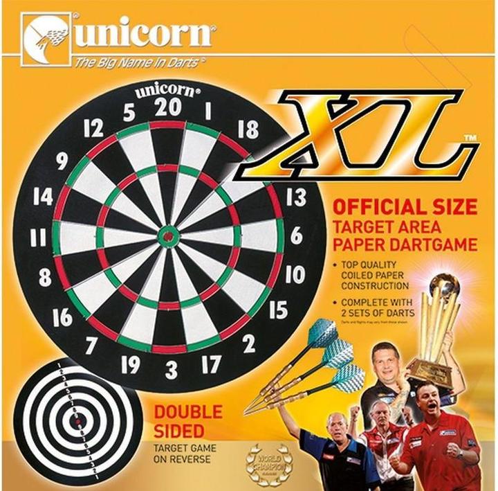 Actual product image Unicorn Paper Dartboard 17 "x 3/4 "Xl