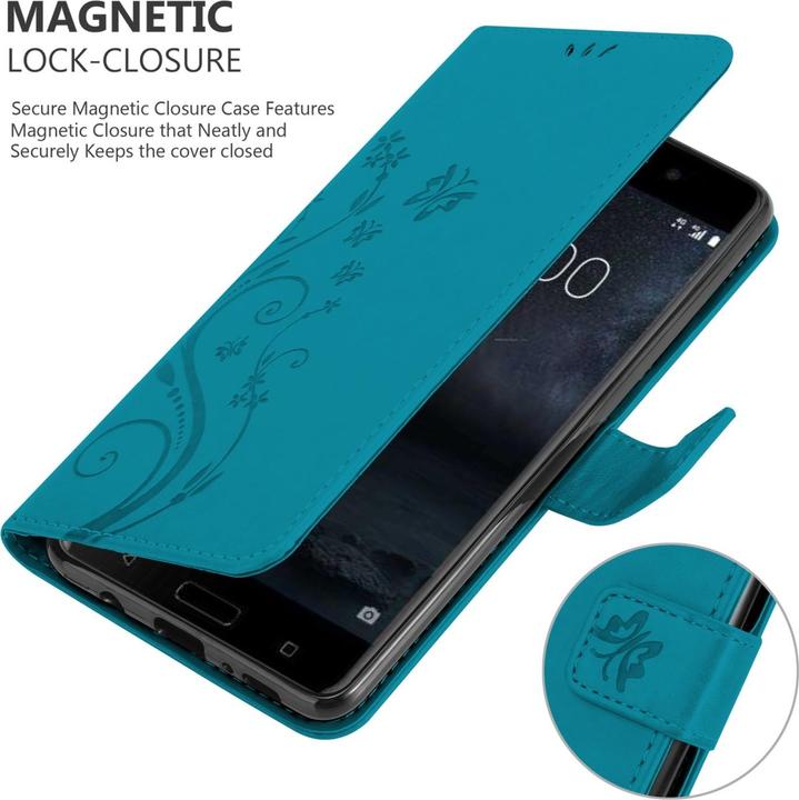 Immagine prodotto Cadorabo Custodia a libro floreale per Nokia 6.1 (Nokia 6.1)