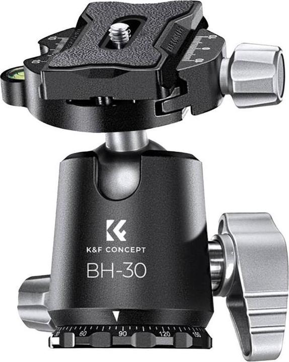 Produktbild K&F Concept Tripod X254C4+BH-30 (Carbon)