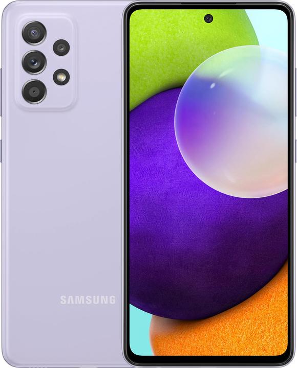 Samsung Galaxy A52 EU (128 GB, Lavender, 6.40", Dual SIM, 64 Mpx, 4G)