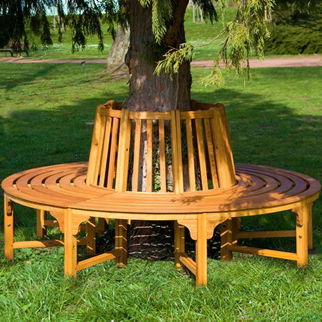 Image du produit Casaria Banc en arc de cercle