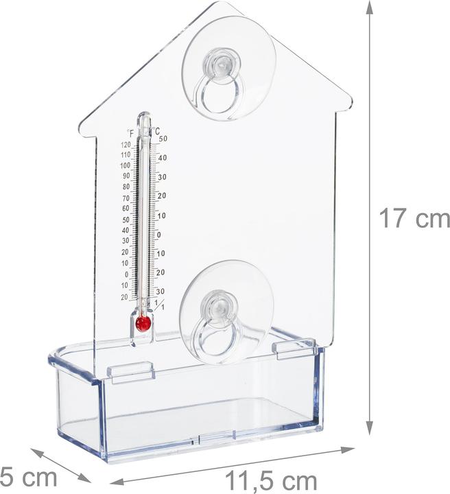 Actual product image Relaxdays bird feeder