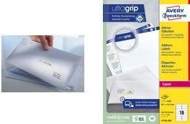 Immagine prodotto Avery Etiquettes d'adresses ultragrip