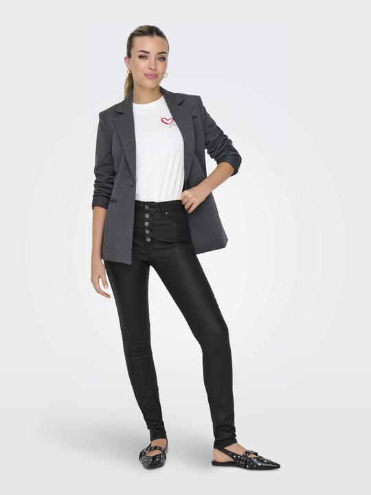 Produktbild Only ONLBlush HW Button beschichtet Skinny Fit Jeans Hose (XXL)