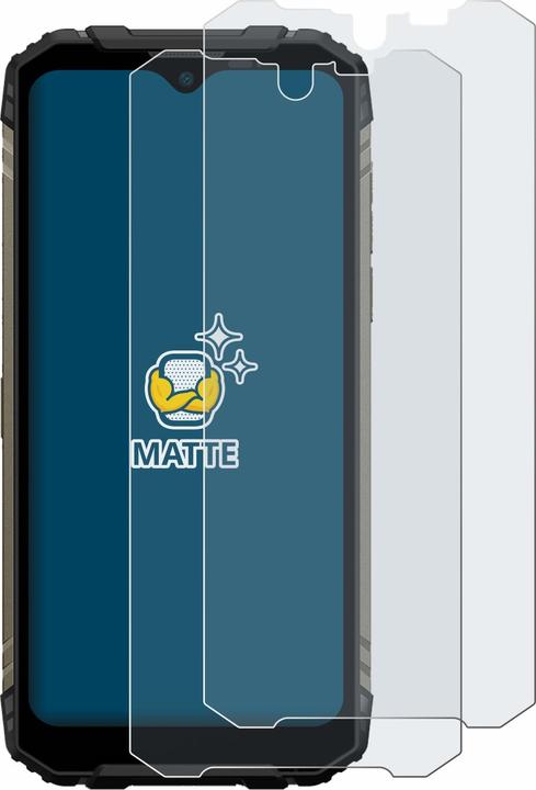 Actual product image BROTECT Anti-glare screen protector matt (2 Piece, Doogee S96 Pro)