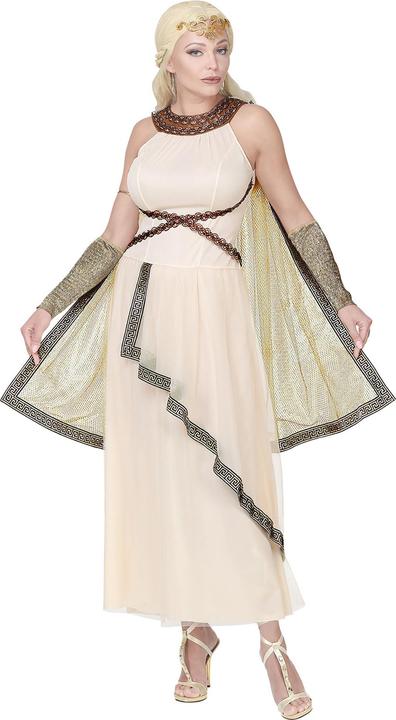 Actual product image Widmann GRIECHISCHE/RÖMISCHE GÖTTIN (Kleid mit Umhang, Armstulpen, Kopfschmuck), XL (XL)