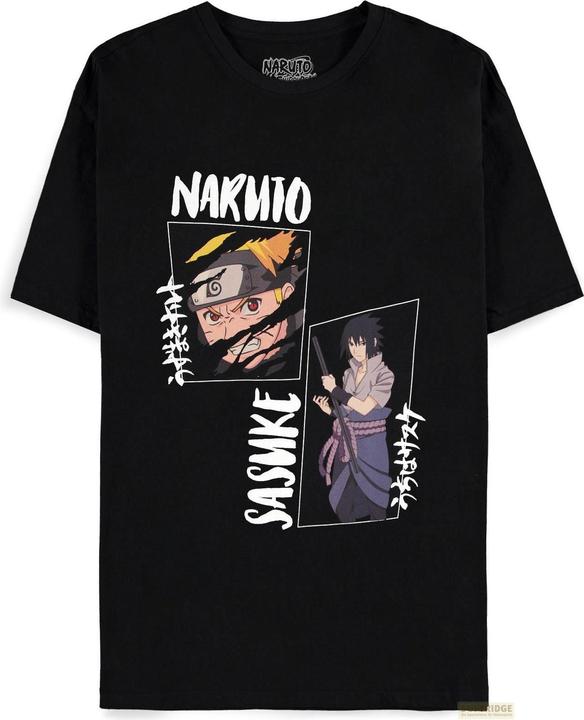 Actual product image Difuzed NARUTO SHIPPUDEN - Naruto & Sasuke - T-Shirt Homme (XL) (XL)