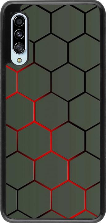 Actual product image PhoneLook Coque Geometric Line red (Samsung Galaxy A90 5G)