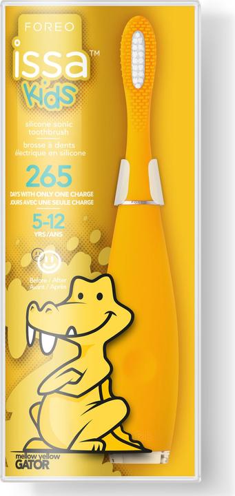 Actual product image Foreo Sonic toothbrush ISSA Kids Mellow Yellow Gator (Sonic toothbrush)