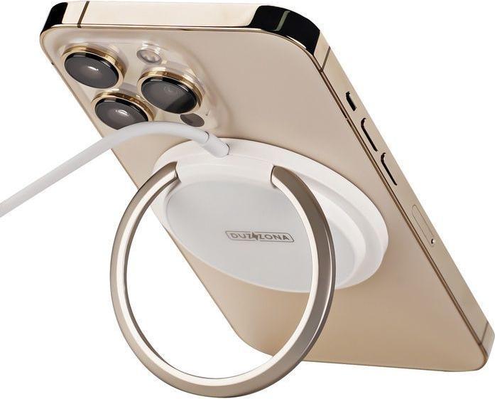 Image du produit Duzzona Dux Ducis Ä®kroviklis belaidis W1 MagSafe baltas (15 W)