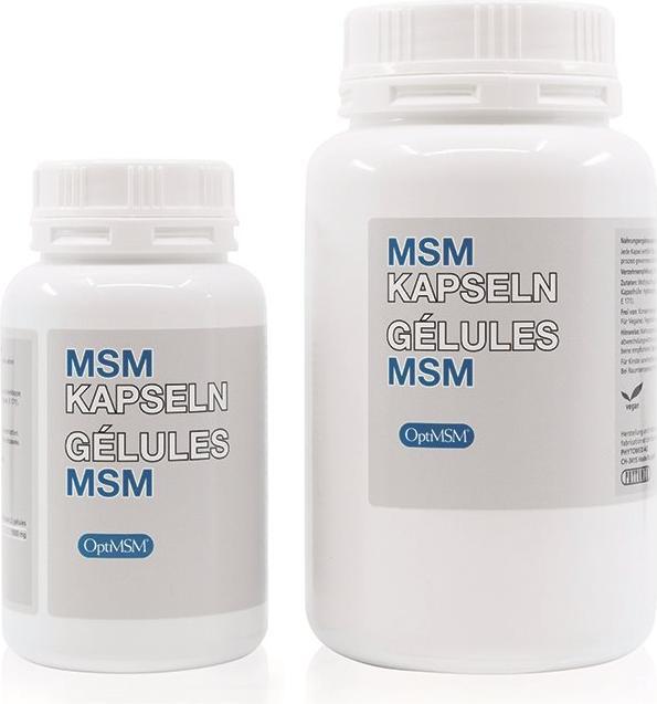 Produktbild Phytomed MSM mit reinem OptiMSM in vegetabilen Kapseln (160 Stück, Kapseln, 500 g)