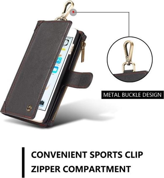 Immagine prodotto Caseme Custodia in pelle sottile con portafoglio (Apple iPhone 6s Plus, Apple iPhone 6 Plus)
