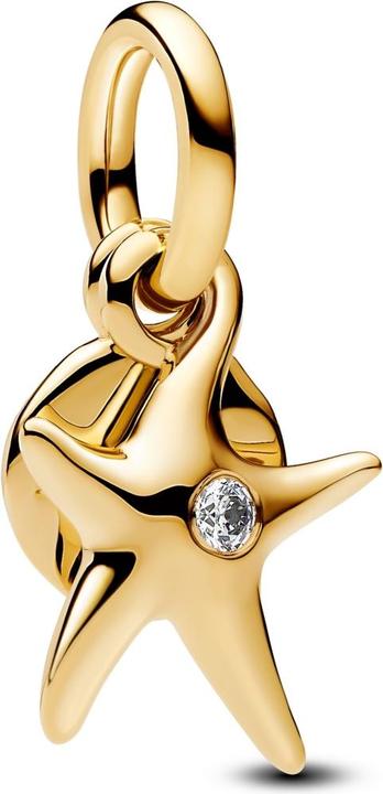 Image du produit Pandora Charm double pendentif étoile de mer (Plaqué or, Métal)