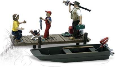 Actual product image Bachmann Trains H0 family goes fishing