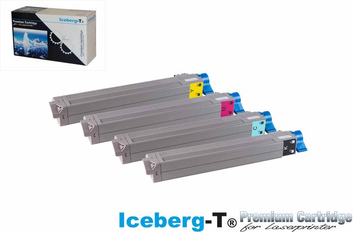 Produktbild Iceberg-T Toner SET OKI C9600 Set mit allen vier Farben (M, BK, C, Y)