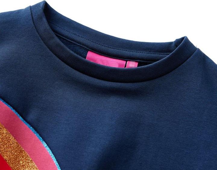 Produktbild VidaXL Kinder-Sweatshirt Marineblau 128,Material: 95 % Baumwolle. 5 (128)