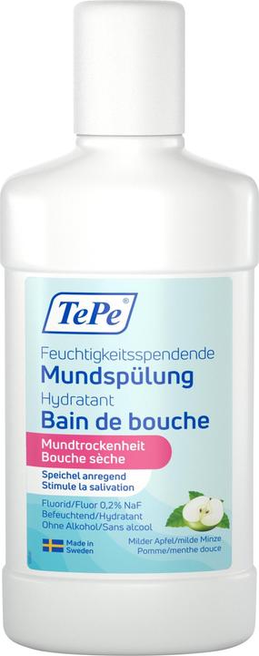Produktbild TePe Feuchtigkeitsspendende Mundspühlung, milder Apfel-Minzgeschmack (500 ml, Mundspülung)