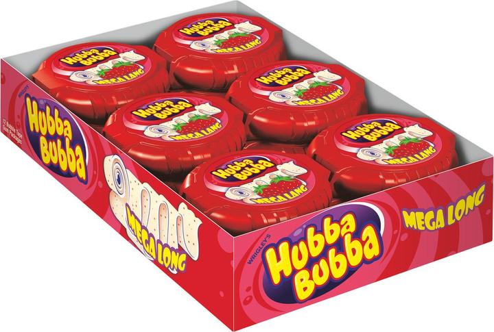 Actual product image Hubba Bubba strawberry (12 pcs., 672 g)