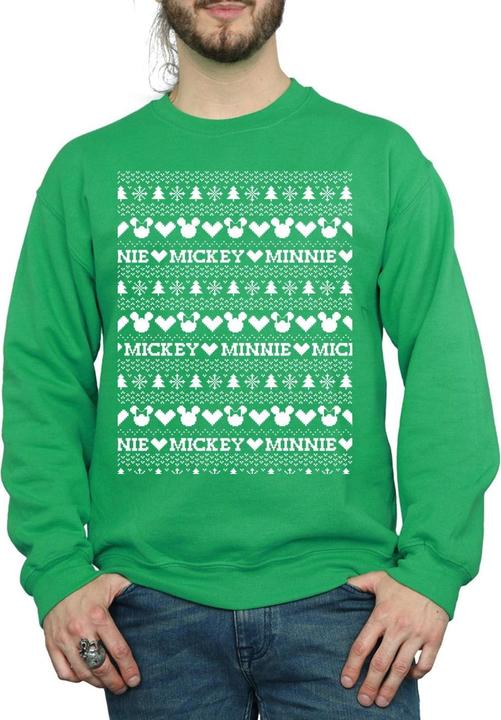 Produktbild Disney Mickey And Minnie Christmas Fair Isle Sweatshirt (L)