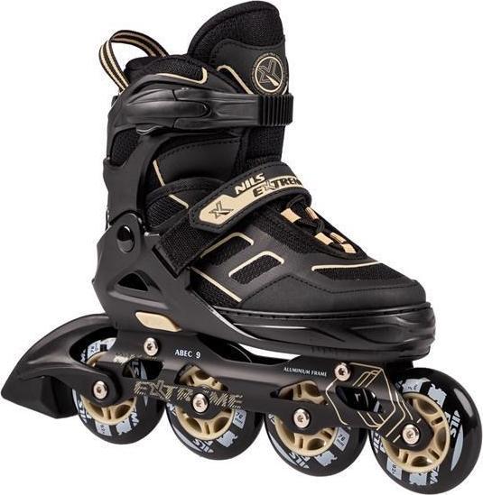 Produktbild Nils Inlineskates Extreme NA14174 schwarz-sandfarben - PU70 mm/82A (S 31-34) (31)