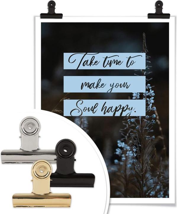 Actual product image Trenddeko Take time to make your soul happy (30 x 40 cm)