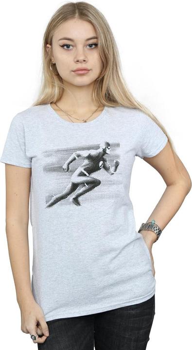 Actual product image Womens/Ladies The Flash Spot Racer Cotton T-Shirt (S)