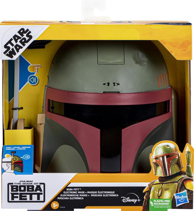 Image du produit Hasbro Masque électronique Boba Fett, costume Star Wars pour enfant, jouet Star Wars pour garçon