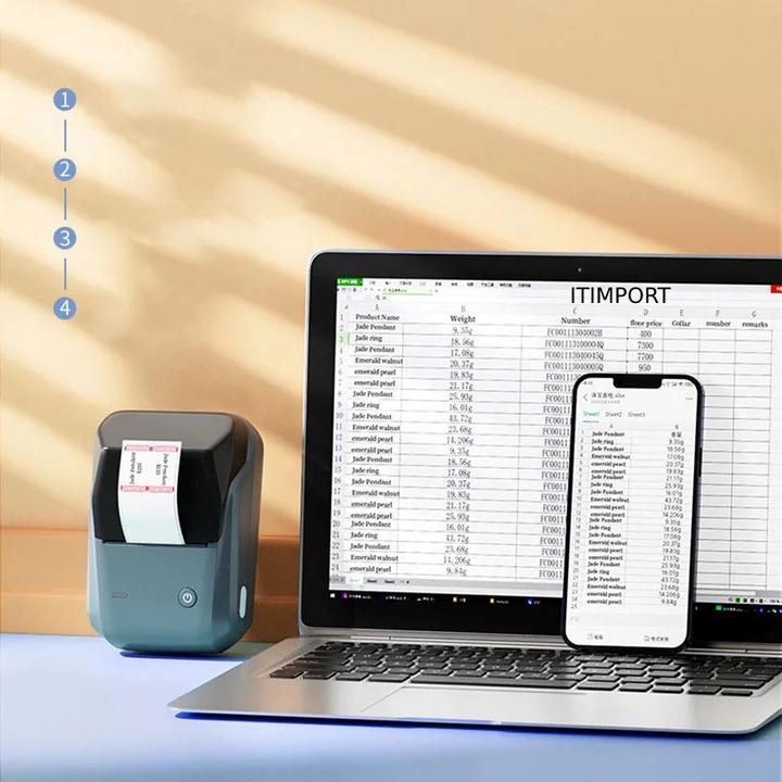 Actual product image Niimbot B1 (203 dpi)