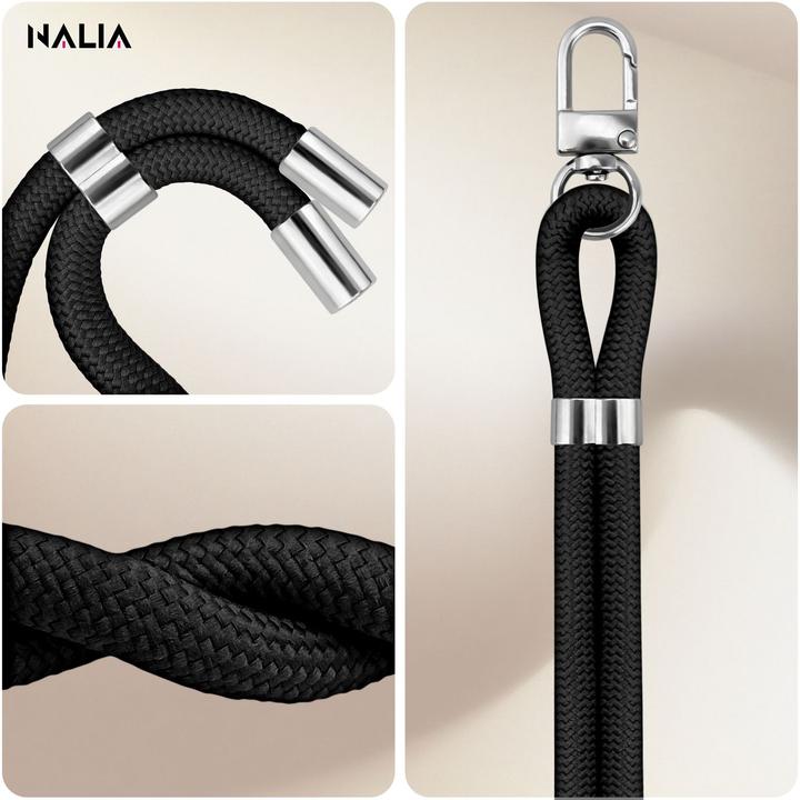 Image du produit Nalia HoldMe Lanyard Handykette – Universal Trageband für Smartphones - Verstellbar, Soft & Elastisch