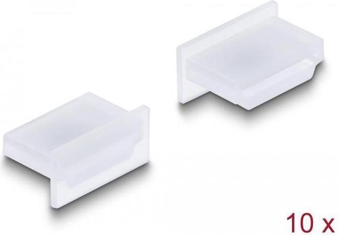 Actual product image Delock Dust cover for HDMI A socket without handle 10 pieces transparent