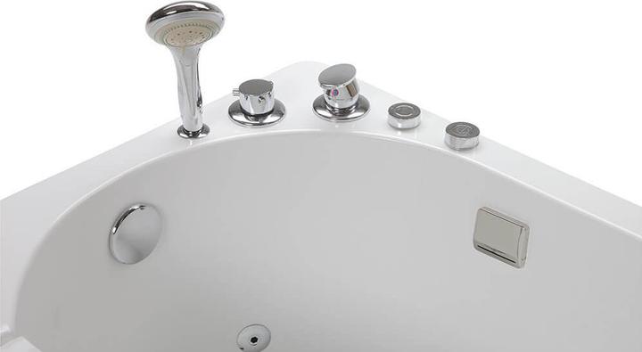 Actual product image Home Deluxe Senior bathtub with massage jets door and handle AUTARK M (left) - 153x76x64cm (76 cm, 153 cm)